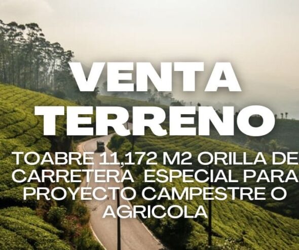 Venta de terreno en Toabre, Penonome